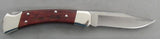 Buck 0110CWSNK 110 Folding Hunter Knife Chairman Series Chuck Buck Signature Cherrywood Dymondwood USA Discontinued