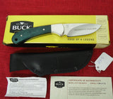 Buck 0113BLSSH 113 Ranger Small Skinner Knife 2018 President's Tour #99/115 Blue Indigo Wood CJ Signed USA Lot#BU-255