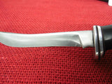 Buck 0118 118 Personal Hunting Knife 2 Line Stamp 1967-1972 with Leather Foldover Sheath USA Made 118-21