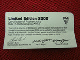 Buck 0175-S19 175 Lightning Limited Edition Knife Artist Series Mallard Ducks Scene USA 2000 Lot#BU-192