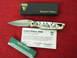 Buck 0175-S19 175 Lightning Limited Edition Knife Artist Series Mallard Ducks Scene USA 2000 Lot#BU-192