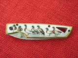 Buck 0175-S19 175 Lightning Limited Edition Knife Artist Series Mallard Ducks Scene USA 2000 Lot#BU-192