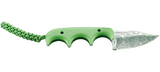 Columbia River CRKT 2387G 2387 Minimalist Bowie Gears Alan Folts Neck Knife Green Fixed Blade