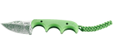 Columbia River CRKT 2387G 2387 Minimalist Bowie Gears Alan Folts Neck Knife Green Fixed Blade