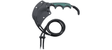 Columbia River CRKT 2389 Keramin Alan Folts Neck Knife Hawkbill Fixed Blade