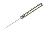 Buck 0251GRS 251 Langford Ball Bearing Knife Flipper Green G10 251GRS