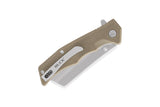 Buck 0252TNS 252 Trunk Flipper Knife Cleaver Blade G10 Linerlock 252TNS