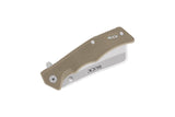 Buck 0252TNS 252 Trunk Flipper Knife Cleaver Blade G10 Linerlock 252TNS