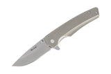 Buck 0254SSS 254 Odessa Flipper Knife Stainless Handle Linerlock 254SSS