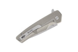 Buck 0254SSS 254 Odessa Flipper Knife Stainless Handle Linerlock 254SSS