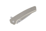 Buck 0254SSS 254 Odessa Flipper Knife Stainless Handle Linerlock 254SSS