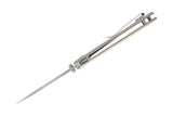 Buck 0254SSS 254 Odessa Flipper Knife Stainless Handle Linerlock 254SSS
