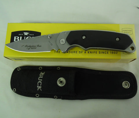 Buck 0279BK 279BK 279 Folding Alpha Hunter Rubber Knife 1st Production Run 1 of 2500 USA 2002 Lot#BU-208