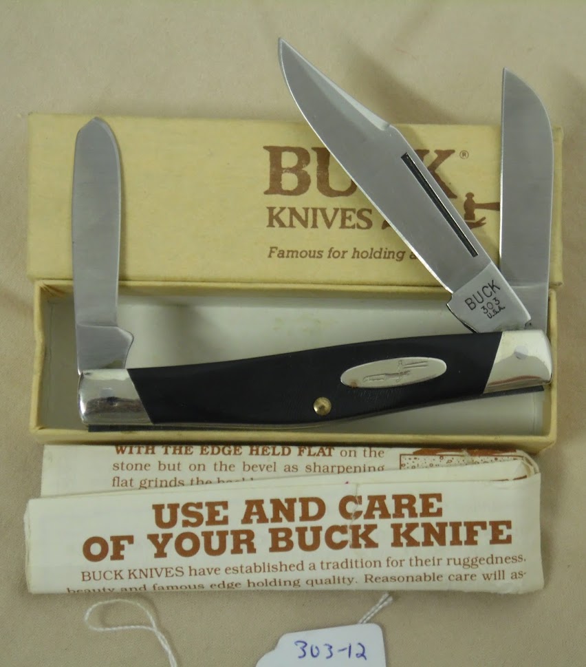 Buck 0303 303 Cadet Pocket Knife Camillus Made 19741985 Pre Date Code