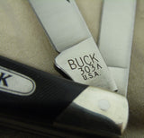 Buck 0303 303 Cadet Knife Large BUCK Shield 425M Improved Steel USA Made 1988 Lot#303-4