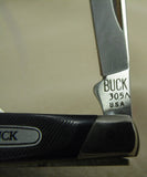 Buck 0305 305 Lancer Pocket Knife Large BUCK Shield 425M Improved Steel USA Made 1988 Lot#305-14