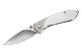Buck 0327SSS 327 Nobleman Pocket Knife 3 3/4" Framelock Brushed Stainless Handle 327SSS