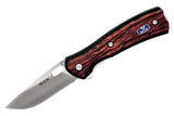 Buck 0341RWS 341 Small Vantage Avid 3 3/4" Linerlock Knife Dymalux Red Wood Flipper USA 341RWS