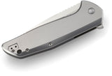 Columbia River CRKT 3710 Liong Mah G.S.D.  Get SH** Done Flipper Knife Drop Point Combo Edge Stainless Handle