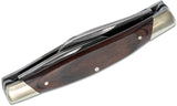 Buck 0373BRS 373 Trio Slip Joint Pocket Knife Woodgrain 3 Blade Stockman 373BRS