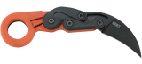 Columbia River CRKT 4041O Provoke Zap Morphing Karambit Kinematic Folding Knife Lightweight Orange Grivory Handle Joe Caswell Design