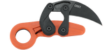 Columbia River CRKT 4041O Provoke Zap Morphing Karambit Kinematic Folding Knife Lightweight Orange Grivory Handle Joe Caswell Design