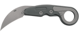 Columbia River CRKT 4045 Compact Provoke Kinematic Folding Karambit Knife D2 Stonewashed Aluminum Handle