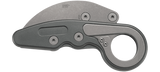 Columbia River CRKT 4045 Compact Provoke Kinematic Folding Karambit Knife D2 Stonewashed Aluminum Handle
