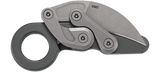 Columbia River CRKT 4045 Compact Provoke Kinematic Folding Karambit Knife D2 Stonewashed Aluminum Handle