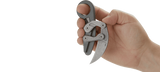 Columbia River CRKT 4045 Compact Provoke Kinematic Folding Karambit Knife D2 Stonewashed Aluminum Handle