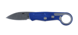 Columbia River CRKT 4050 Provoke EDC Kinematic Folding Knife D2 Drop Point Blue Aluminum