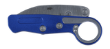 Columbia River CRKT 4050 Provoke EDC Kinematic Folding Knife D2 Drop Point Blue Aluminum