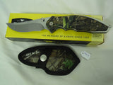 Buck 0415CMS 415 Kalinga Pro Folding Knife Camo Handle Linerlock 2007 USA Lot#415-4