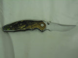 Buck 0415CMS 415 Kalinga Pro Folding Knife Camo Handle Linerlock 2007 USA Lot#415-4