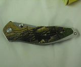 Buck 0415CMS 415 Kalinga Pro Folding Knife Camo Handle Linerlock 2007 USA Lot#415-4