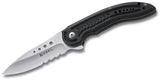 Columbia River CRKT 5341 Carajas Flavio Ikoma Design Flipper Knife IKBS Veff Flat Top Serrations