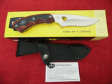 Buck 0537RWS 537 Open Season Skinner Fixed Blade Hunting Knife Dymondwood Rosewood S30V USA 2022 Discontinued Lot#BU-225