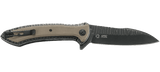Columbia River CRKT 5380 Apoc IKBS Flipper Knife Tan G10 and Stainless Handle Frame Lock Eric Ochs