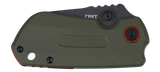 Columbia River CRKT 6277 Overland Compact TJ Schwartz D2 Folding Frame Lock Knife OD Green G10