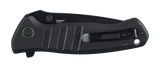 Columbia River CRKT 6295 Dextro TJ Schwartz Black D2 Flipper Knife Aluminum Handle