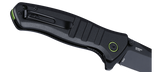 Columbia River CRKT 6295 Dextro TJ Schwartz Black D2 Flipper Knife Aluminum Handle
