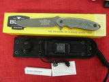 Buck 0065BKSBH 65 Punk Ron Hood Collaboration Knife USA Made 2015 Gray 5160 Micarta UNUSED NOS Lot#BU-67