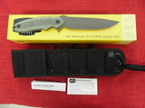 Buck 0065BKSBH 65 Punk Ron Hood Collaboration Knife USA Made 2015 Gray 5160 Micarta UNUSED NOS Lot#BU-67