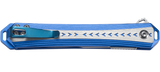 Columbia River CRKT 6710 Stickler Jeff Park Assisted Flipper Knife Blue Aluminum