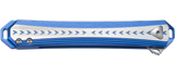 Columbia River CRKT 6710 Stickler Jeff Park Assisted Flipper Knife Blue Aluminum