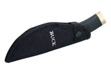 Buck 0691BKG 691 Zipper Guthook Hunting Knife Fixed Blade Rubber 420HC USA 691BKG