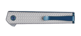 Columbia River CRKT 7081 CEO Mircoflipper Drop Point Flipper Knife Richard Rogers Textured Aluminum Liner Lock