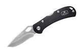 Buck 0722BKS1 722 SpitFire Folding Mid-Lock Knife Black Aluminum Pocket Clip 420HC USA 722BKS1