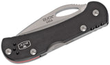 Buck 0726BKS 726 Mini SpitFire Mid-Lock Knife Pocket Clip Black Aluminum 420HC USA 726BKS