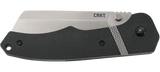 Columbia River CRKT 7271 Ripsnort II Philip Booth Cleaver Grind Flipper Knife Liner Lock GRN Handle